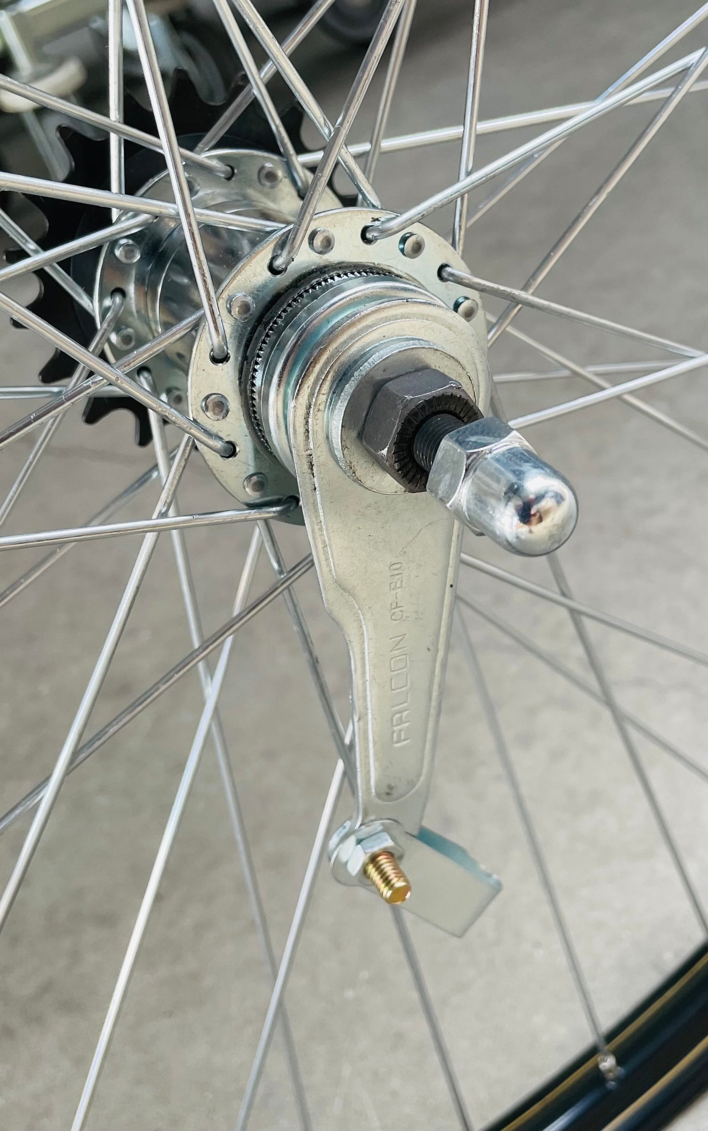 Achterwiel 28" 24-635 aluminium zwart Ryde V38 Falcon remnaaf