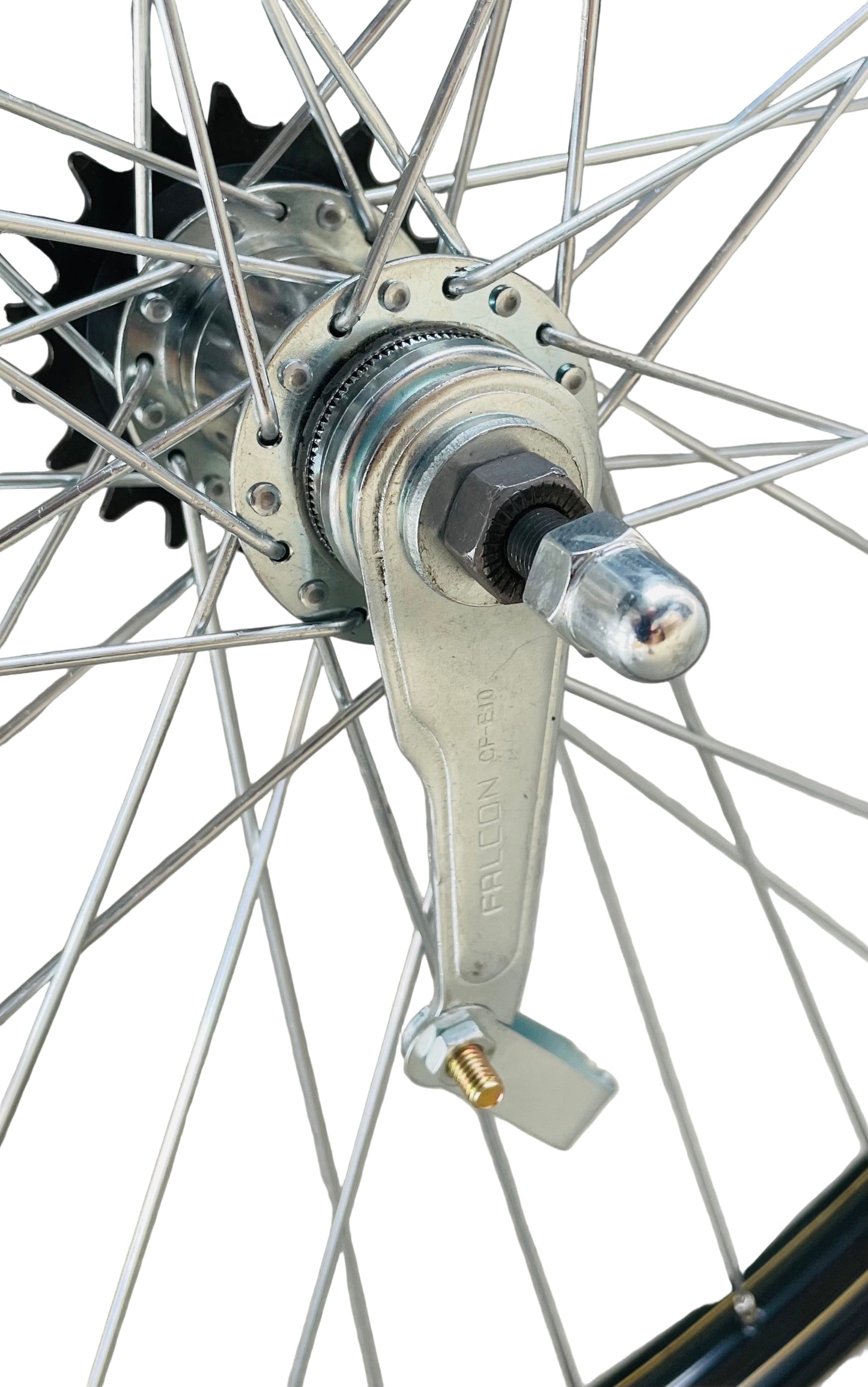 Achterwiel 28" 24-635 aluminium zwart Ryde V38 Falcon remnaaf