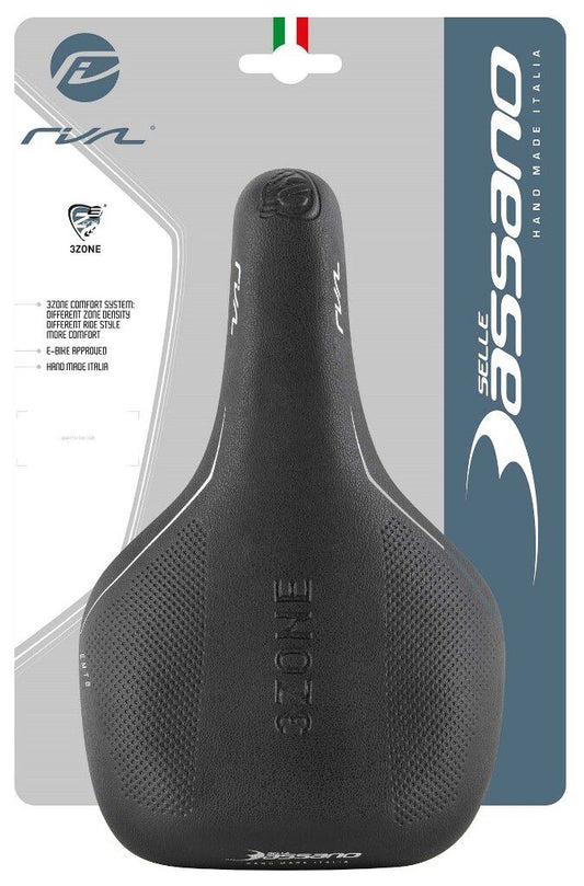 Selle Bassano zadel Rivale 3zone uni (kaart)