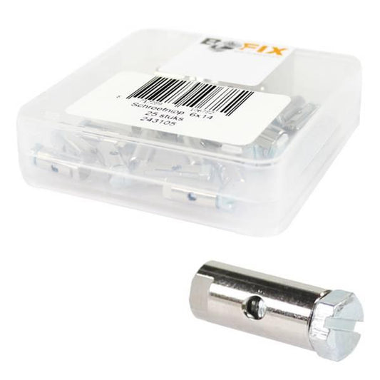 Schroefnippel 6 x 14 - Ø 2,2