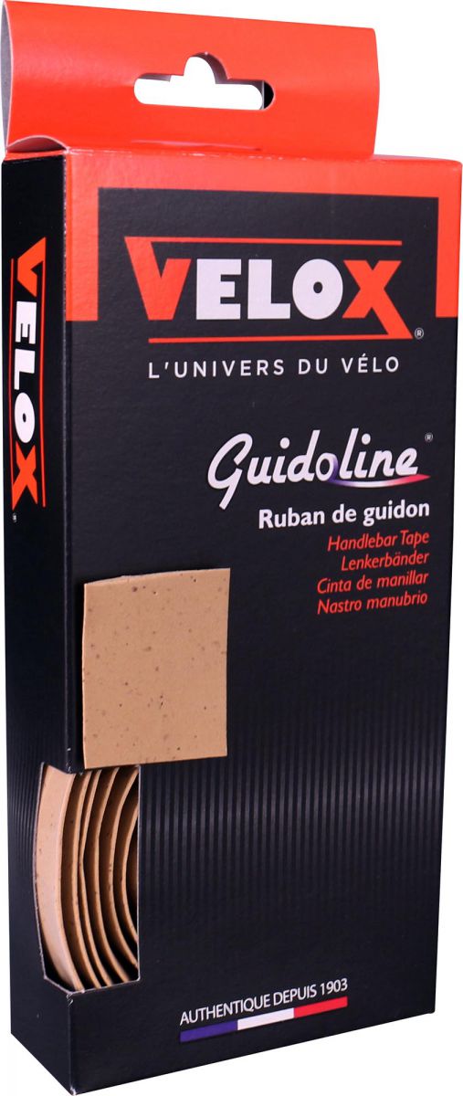 Velox stuurlint kurk-look ø0.25x3.0x175 cm. bruin
