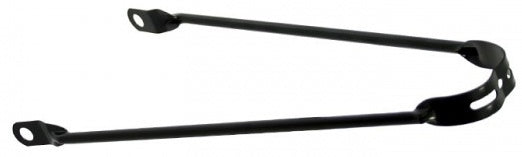 Spatbord stang 24'' zwart