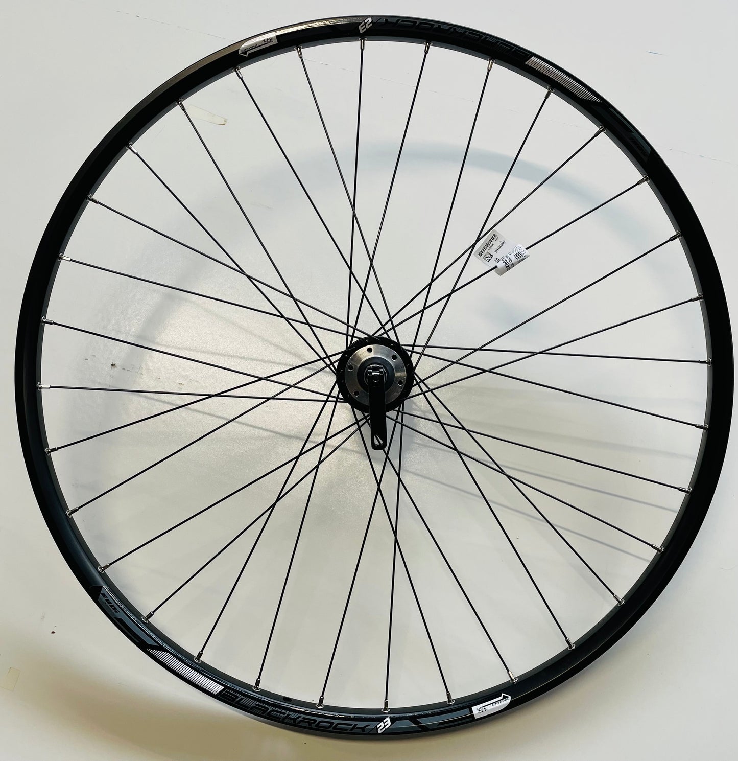 Achterwiel 28" - 622X23 IIS Blackrock 23 DB600 QR zwart schijfrem