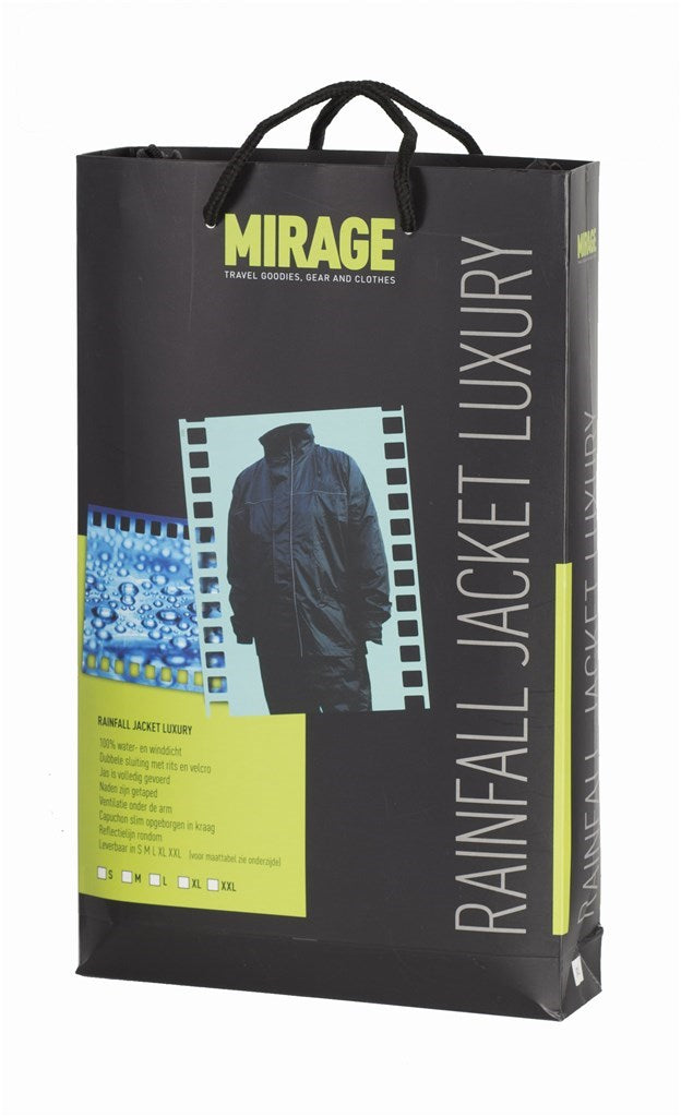 Mirage regenjack Jacket Luxury Rainfall M zwart