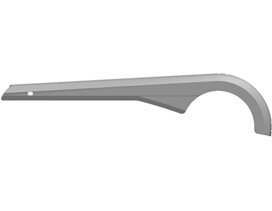 Hesling kettingscherm Velo 38T zwart winkel