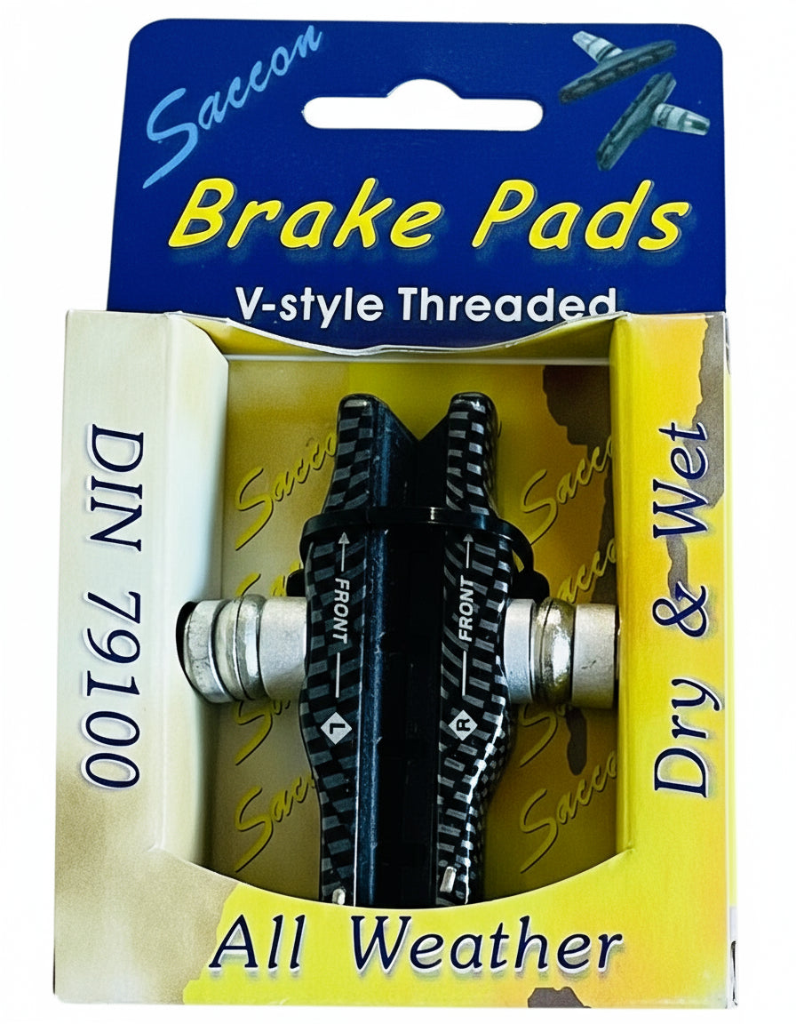 Saccon PM28B set v-brake remblokken carbon