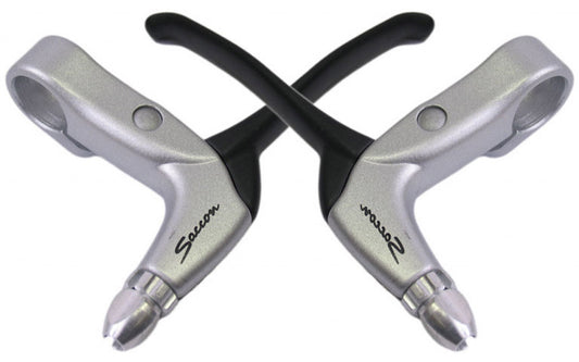 Saccon L211A94R3P04S remgreep set Comfort zilver/mat zwart