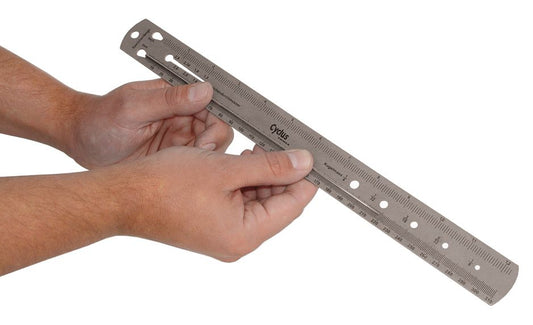 Cyclus spaaklineaal & kogelmeter, metaal