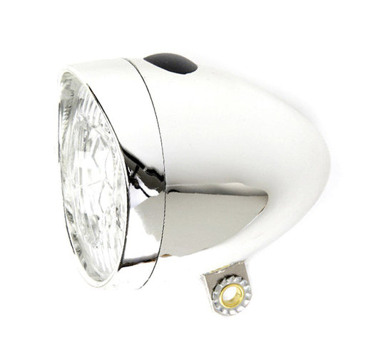 IkziLight koplamp Retro chroom 3 led + batterijen-bulk