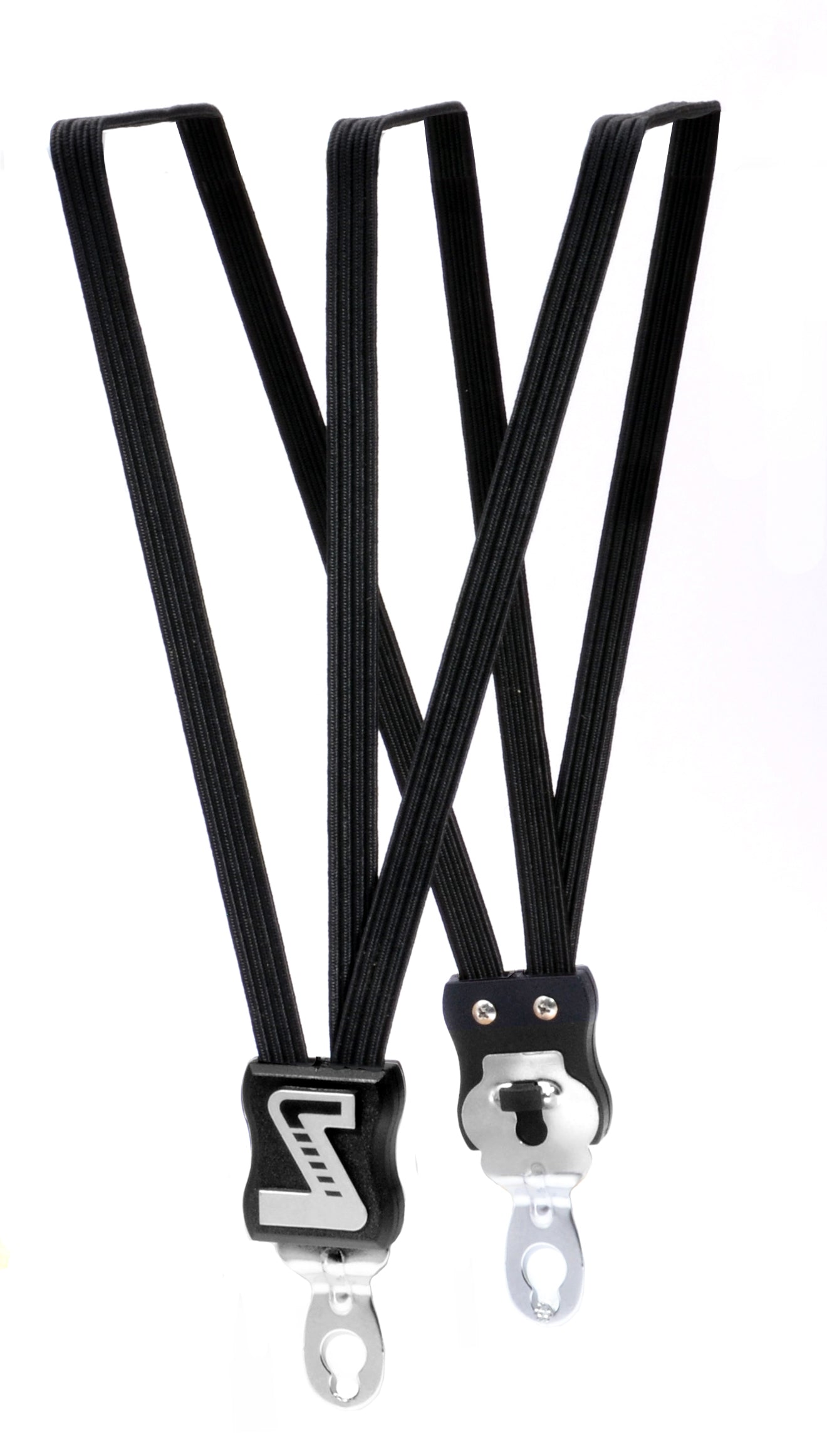 Simson 021353 snelbinder zwart, extra kort 49 cm., 3 binder, univ. asplaat, v.a. 20"