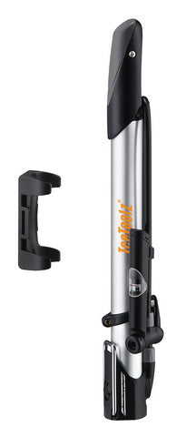 IceToolz A351 voetpomp VeloClub hogedruk mini AV/FV/DV zilver