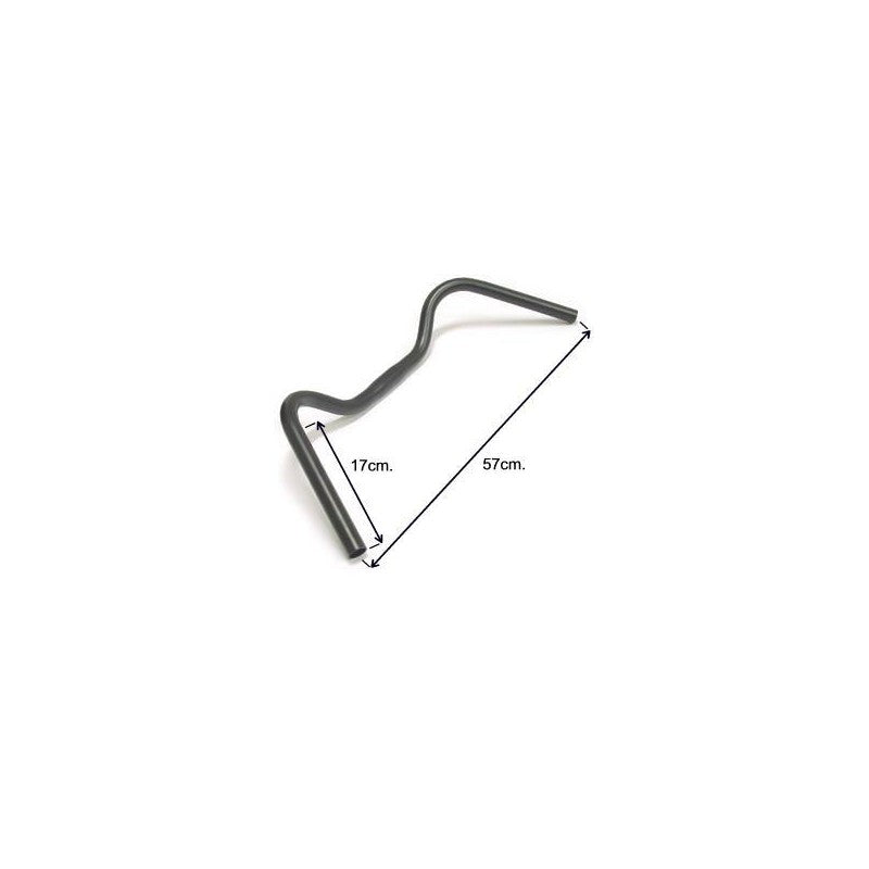 Ergotec stuurbocht Stuttgarter staal zwart 25.4 GW565 GL165 GH65 64° SL: 3