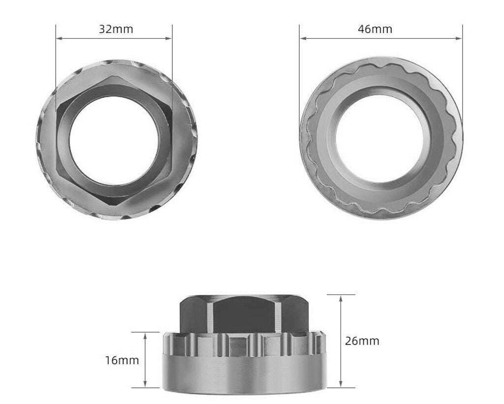 IceToolz 2741 kettingbladvergrendelings ring