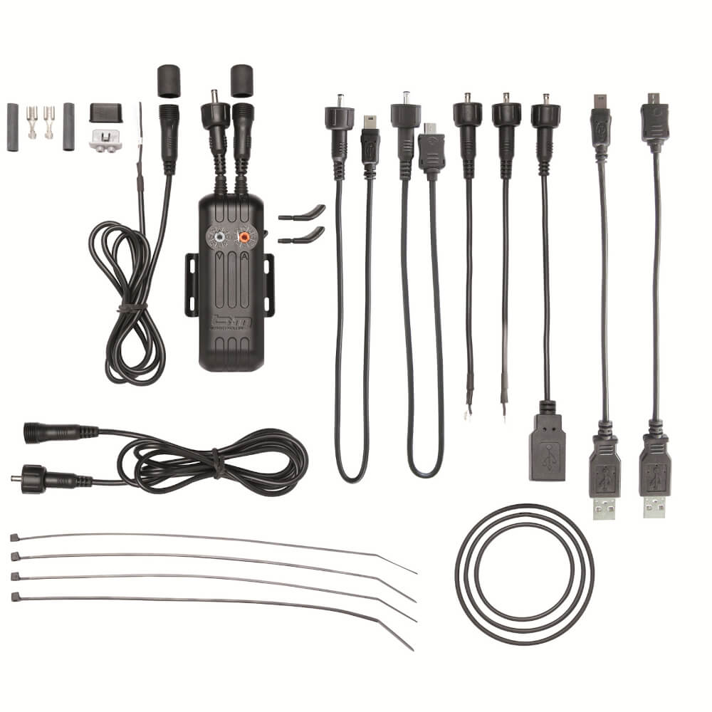 B&M 361oplader naafdynamo Son/Shimano voor mobile/gps/camera/mp3 etc.