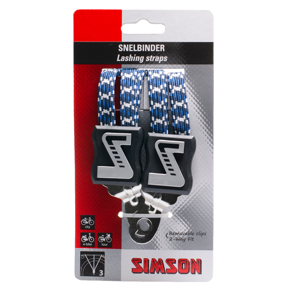 Simson 020345 snelbinders marine/wit univ. plaat op kaart