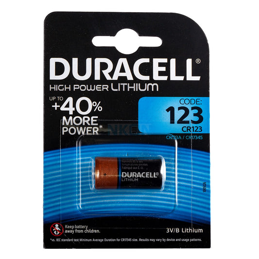 Batterij Duracell DL123DU