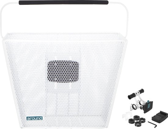 Around stuurmand Ace afneembaar wit incl. stuurhouder 22.2-31.8 mm.