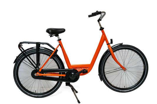 ALDO bedrijfsfiets 26" 50 cm. kleur: oranje (+ Ursus Hopper dubb. + Shimano stuurslot) Alu uitvoering