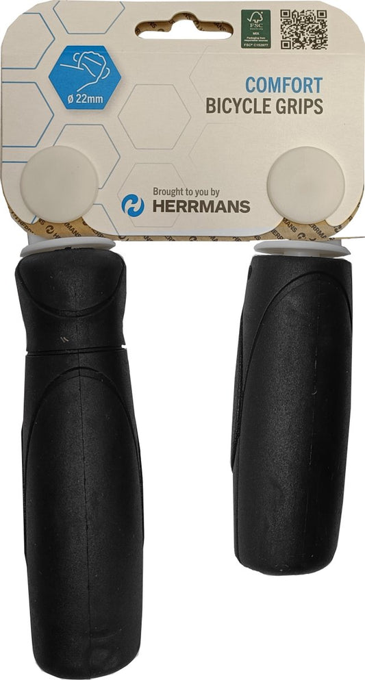 Herrmans handvat Grip Cut 93A+B 90/120 mm. type 45 zwart