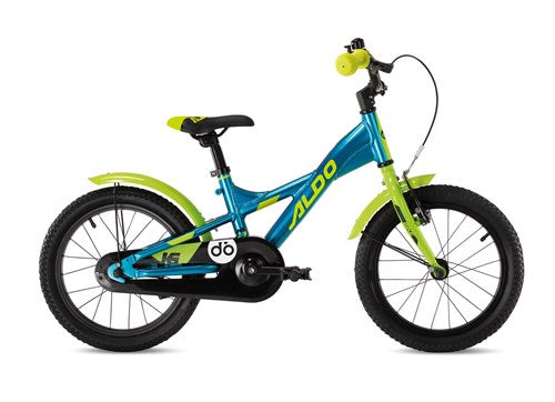 ALDO 16'' Powerbike blauw/lime