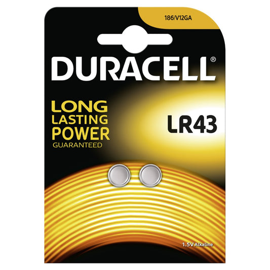 Batterij Duracell knoopcell LR43