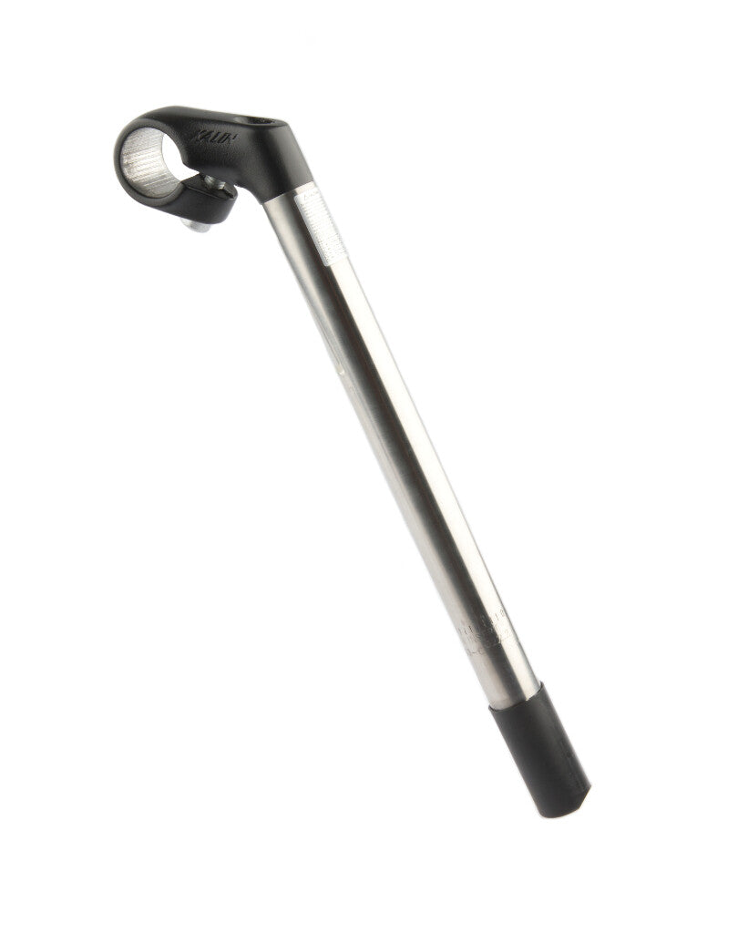 Primax E stuurpen ø22.2/25.4 L=280 mm. RVS zilver/mat zwart