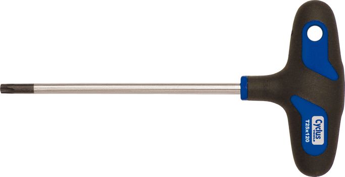 Cyclus schroevendraaier T-greep TX-25 L=125 mm.