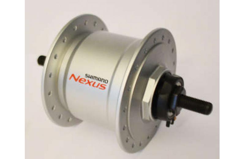 ALDO optie 8: naafdynamo met achterlicht op draad