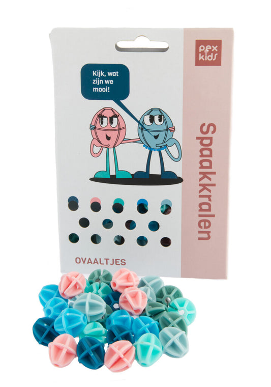 PexKids spaakkralen bolletjes 6 kleuren (30)