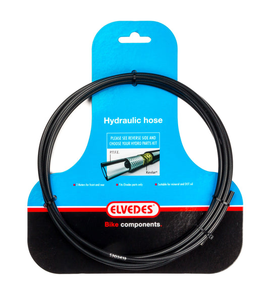 Elvedes 2011006 remslang zwart 3 m. Kevlar/PTFE passend Hydro Parts Kit 1,2,3 en 4