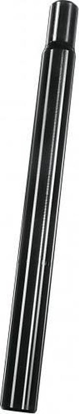 Ergotec 2 zadelpen alu. kaars 25.4 x 400 mm. zwart