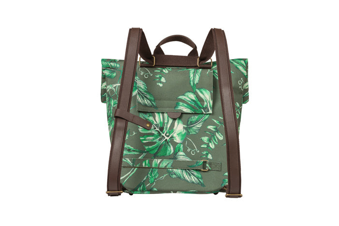 Basil 18085 Ever-Green fietsrugzak 14-19L. thyme groen