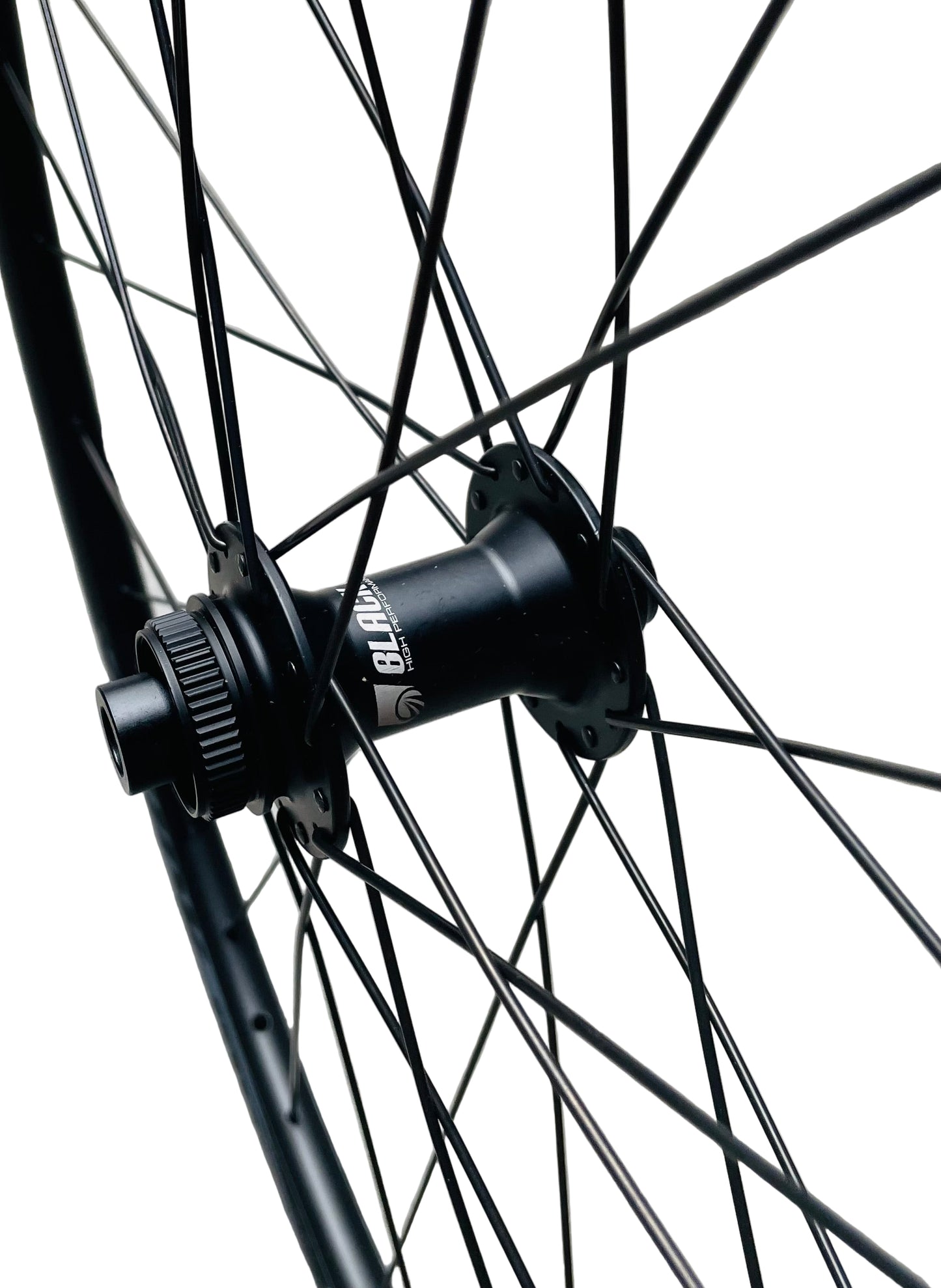 Voorwiel 28' - 622x19 Airline Corsa 28H zwart DA210 center lock SH.100x12-Black Jack