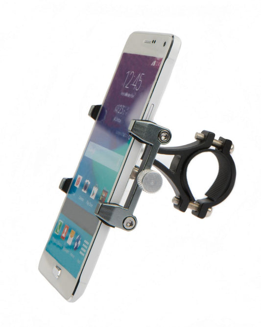 Mirage telefoonhouder G20 alu. T6 CNC met bracket ø22~25 mm. 50~100 mm. blauw metallic