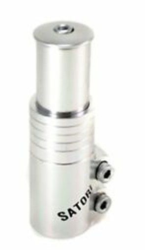 Satori Ahead adapter 1.1/8" met spacers zilver