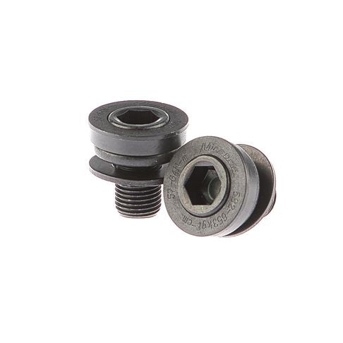 Miranda crankbout set Bosch 3 BNI met 3 sluitringen M10x1 12 mm. zwart