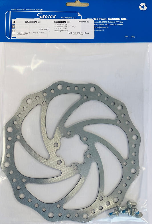 Saccon CDM80FDS rotor 180 mm