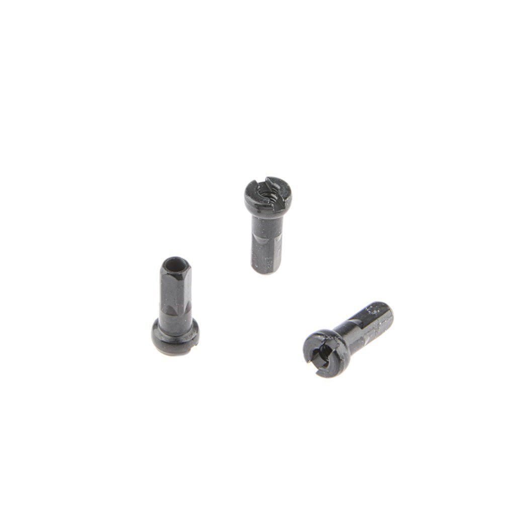 Alpina nippel 14G 12.3 mm. ø4 Fg2.3 messing zwart