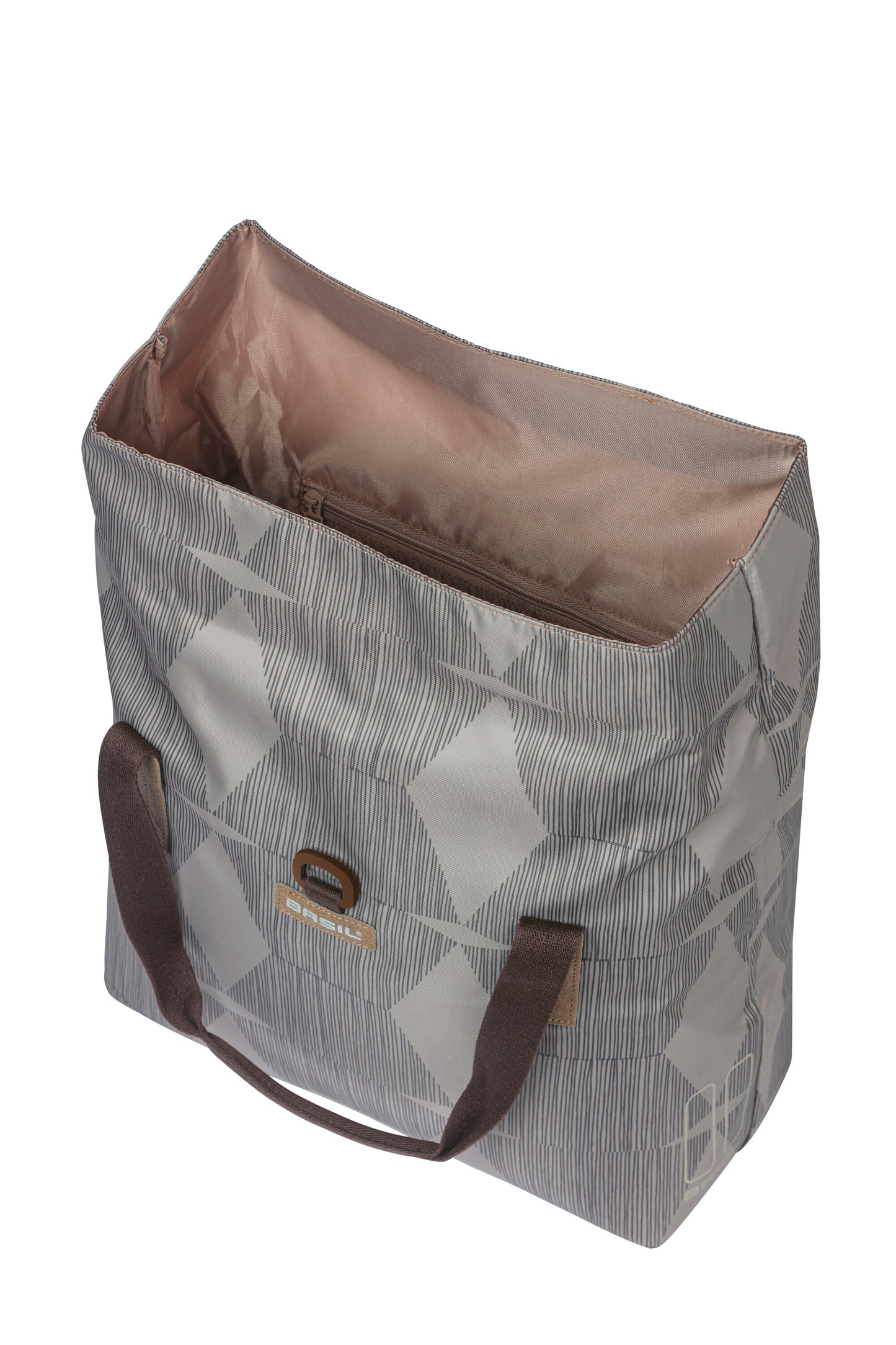 Basil 18390 Elegance fietsshopper 20-26L chateau taupe