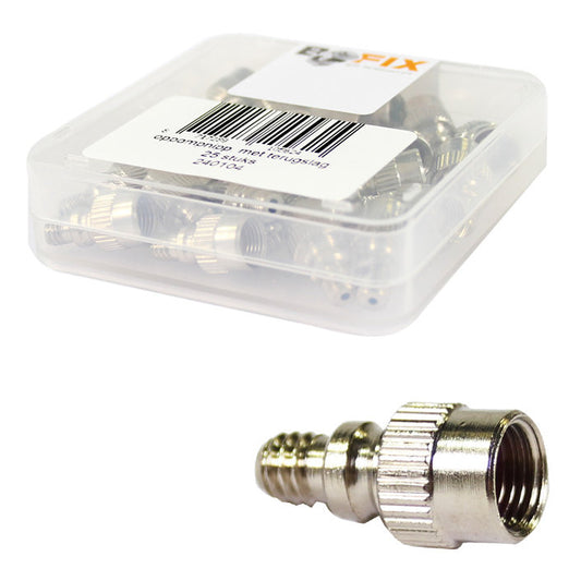 Oppompnippel met terugslag