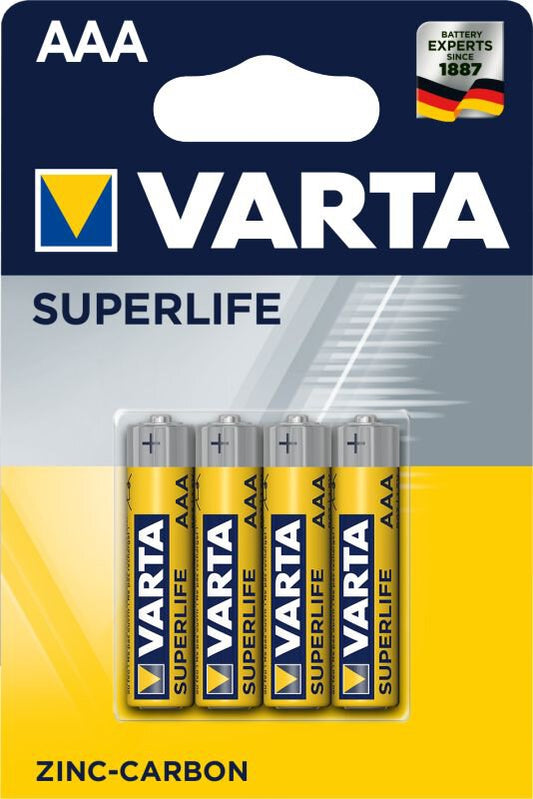 Batterij Varta Superlife R03 AAA (4)