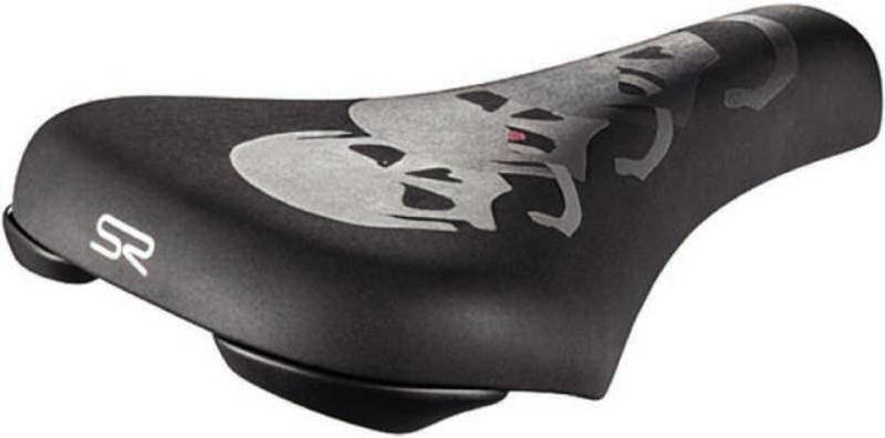 Selle Royal zadel kinder zwart met print*