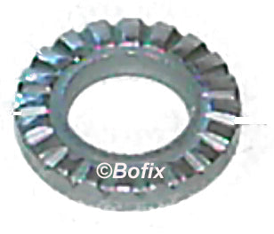 Achteraskartelring plat