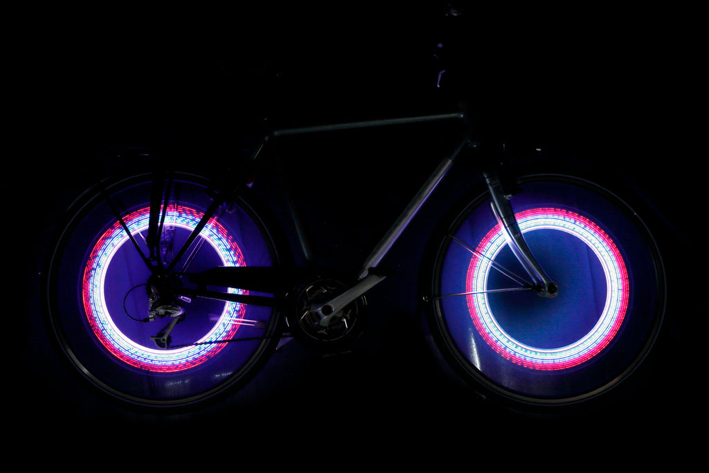 IkziLight verlichtingset Flashy 2 12 patronen en spaakklem 11 Tech LED transparant