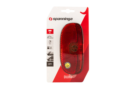 Spanninga Duxo XB drager achterlicht incl. 2 x AA batterij