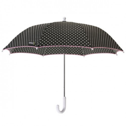 Basil 19021 Jasmin Baboushka kinderparaplu 75 cm. grijs/roze