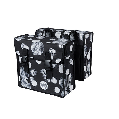 Basil 18350 Mara XL Sphere dubbele fietstas 35L zwart/grijs