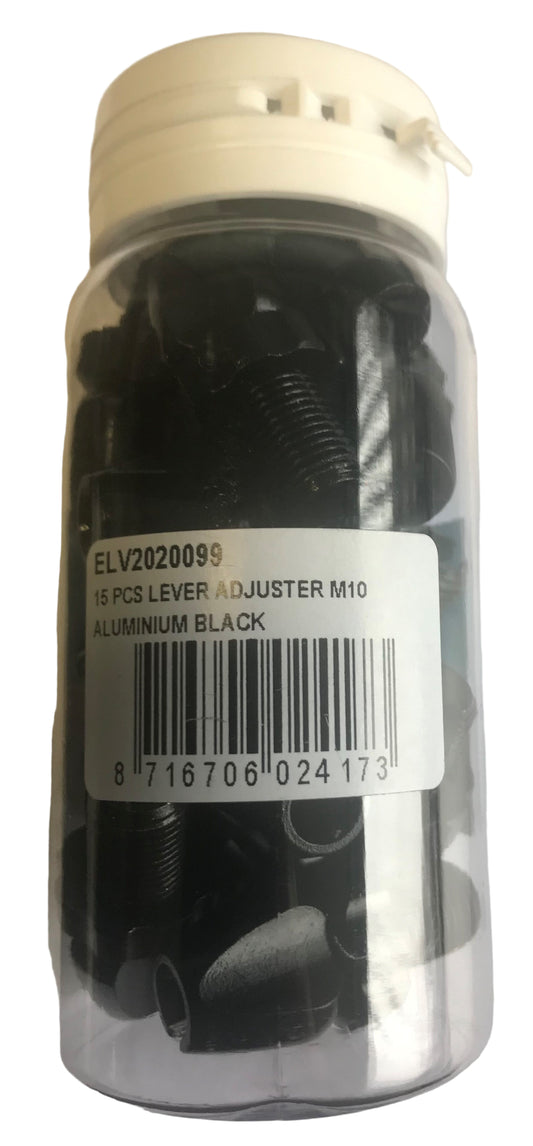 Elvedes ELV2020099 remhevel verstellers M10 aluminium zwart (15)
