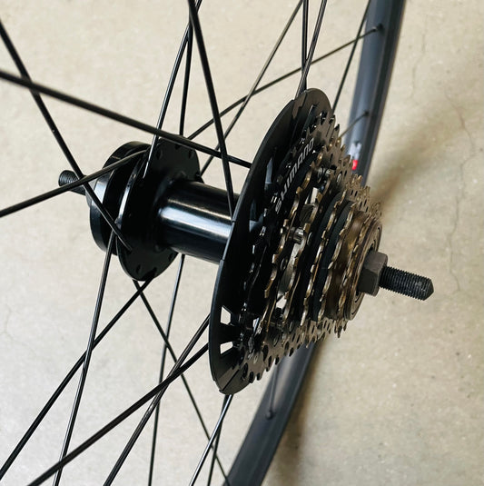 Achterwiel 24" - 507 / 24x1.75 BFK zwart freewheel disc