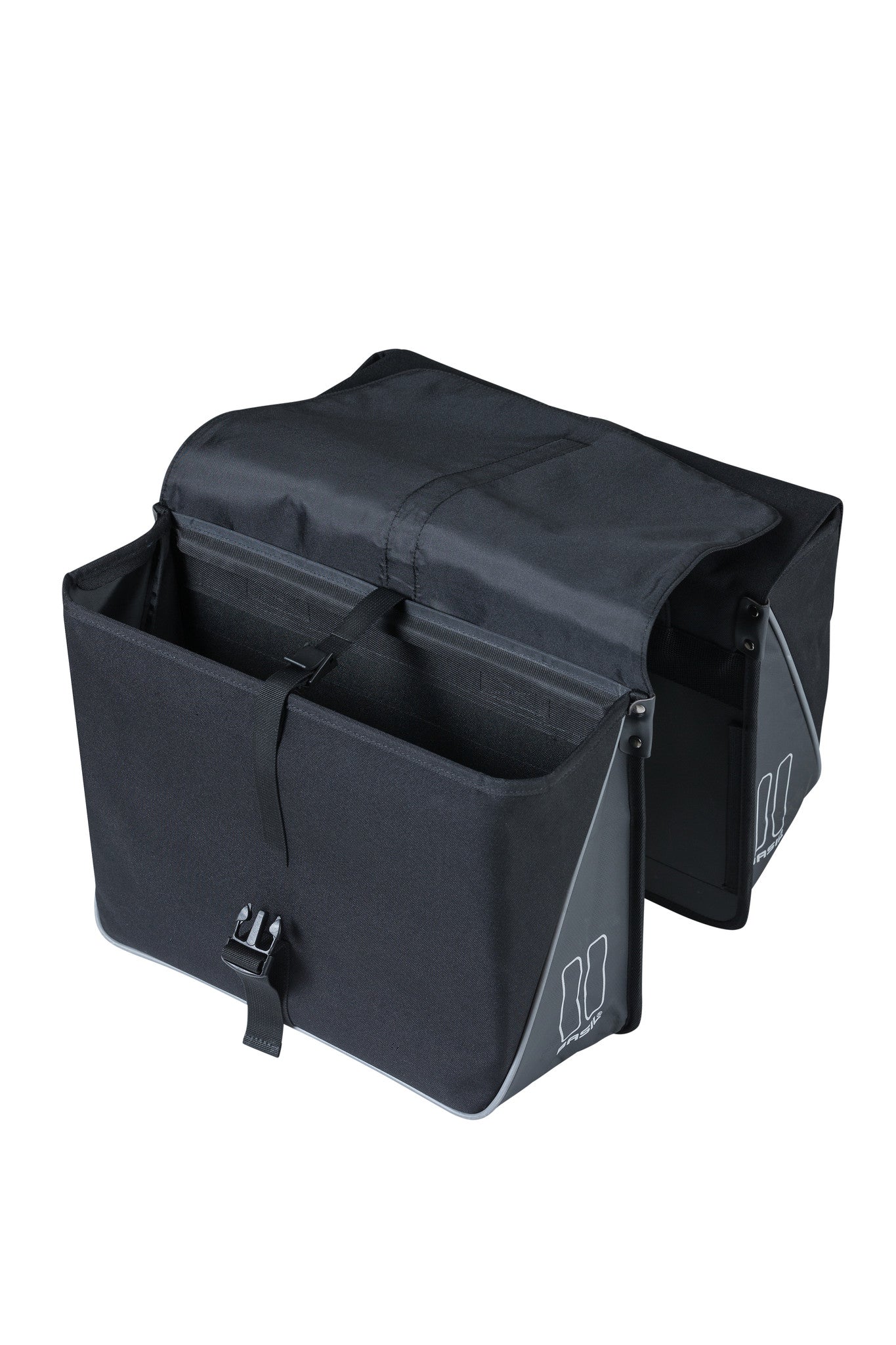 Basil 17777 Forte-Double Bag 35L. black/black